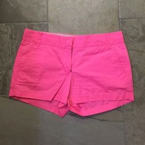 Bright Pink J Crew Shorts